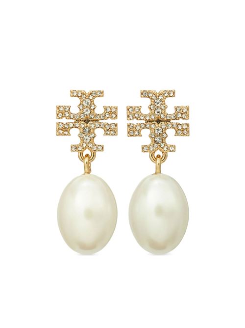 KIRA PENDANT EARRING WITH PEARL AND PAVÉ TORY BURCH | 158536137